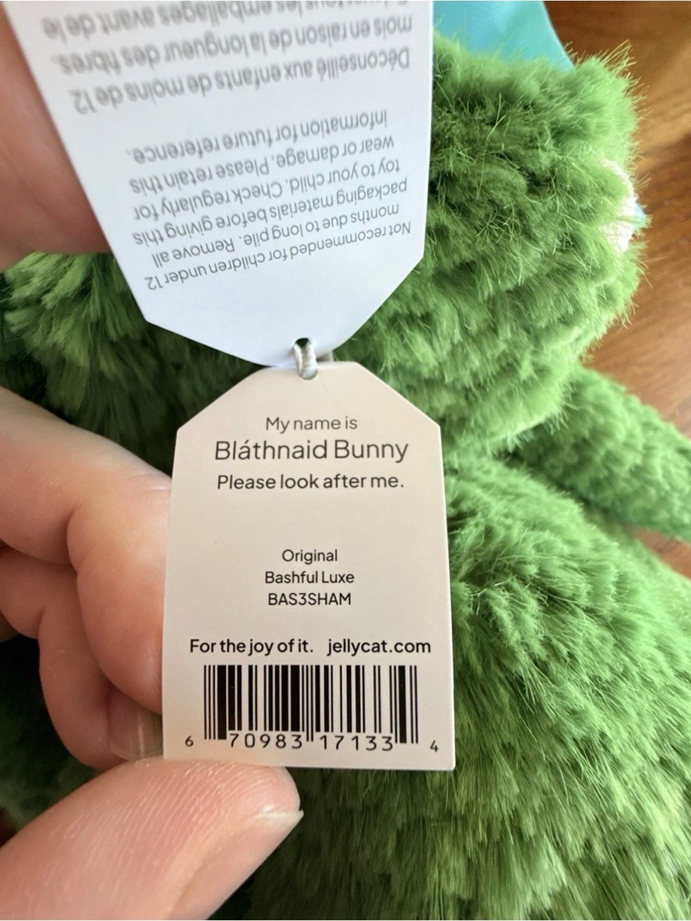 NWT Jellycat Blathnaid Bunny Ireland Exclusive - Picture 5 of 7